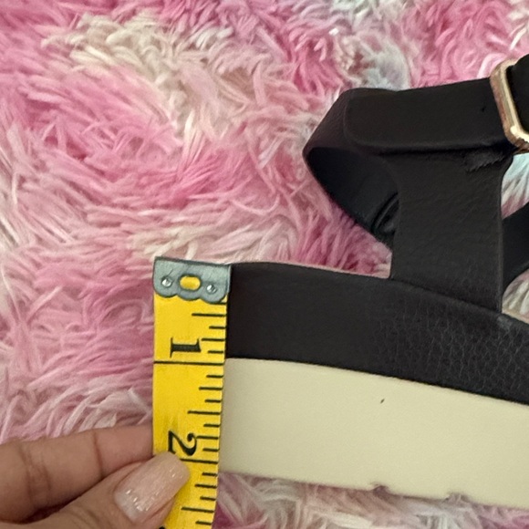 Brown and beige Wedge Sandals. NWOT! - Picture 8 of 9